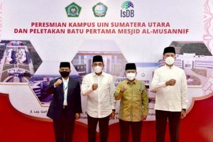 Resmikan Kampus IV UIN Sumut, Gubsu : Sumut akan Jadi Tujuan Destinasi Pendidikan