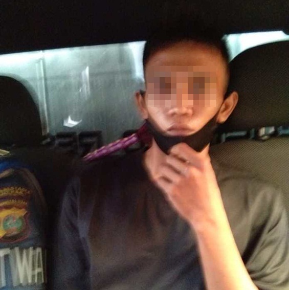 Nekat, Pemuda Ini Larikan Sepeda Motor Yang Ditilang Dari Pos Lantas