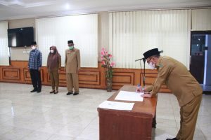 Kadis Kominfo Sumut Lantik Pejabat Eselon IV