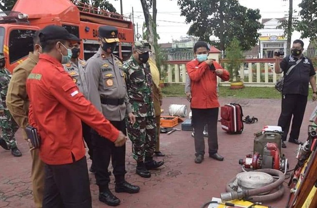Polda Sumut Gelar Apel Pasukan Gabungan Untuk Antisipasi Karhutla di Sumut