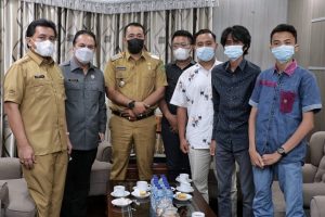 Pemko Medan Ajak Komadsu Ikut Sosialisasikan Vaksinasi Covid-19