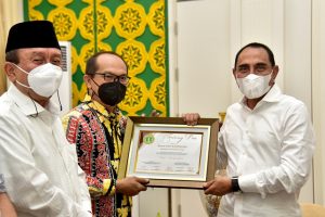 Terima Audiensi Panitia Paskah 2021,Gubsu Ajak Remaja Aktif Kegiatan Gereja