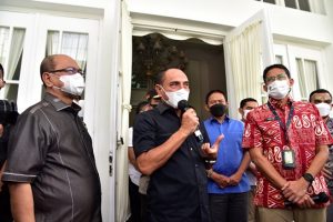 Bertemu Gubsu, Menparekraf Sampaikan Program Percepatan Pariwisata Danau Toba