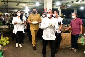 Banyak Warga Yang Kenakan Masker di Pasar, Gubernur Edy Senang
