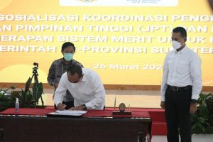 Sekda Ikuti Sosialisasi Pengisian JPT dan Penerapan Sistem Merit