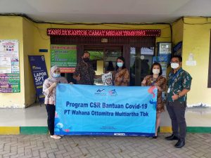 Jelang HUT, WOM Finance Salurkan Bantuan Pandemi Covid-19 di Wilayah Zona Merah