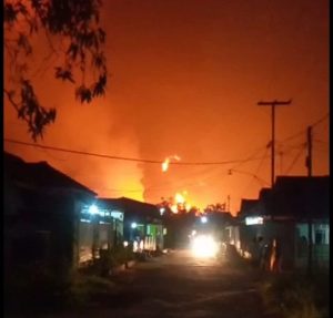 Kebakaran Kilang Minyak Indramayu, 912 Jiwa Diungsikan Ke Tiga Titik