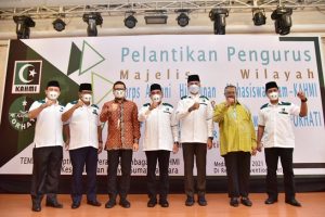 Gubsu Hadiri Pelantikan MW KAHMI dan Forhati Sumut 2021-2026