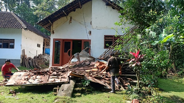 Update Gempa Jatim, lebih Dari 300 Rumah Rusak di Beberapa Wilayah