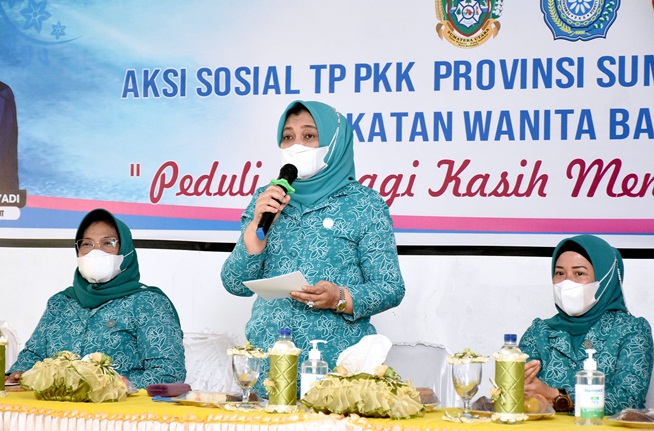 Sambut Ramadan, TP PKK Sumut dan IWABA Medan Gelar Aksi Sosial