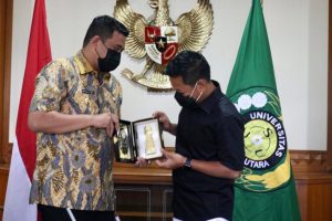 Jalin kerjasama di Sejumlah Bidang, Wali Kota Medan dan Rektor USU Tandatangani Nota Kesepahaman