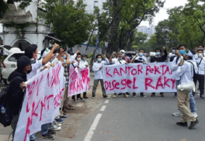 Tolak Kenaikan Harga BBM, KAMMI Sumut Gelar Unjuk Rasa di Kantor Gubsu