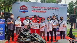Gunakan MyPertamina, Pelanggan Asal Medan Menangkan Hadiah Utama Motor BMW R 1250 GS