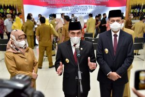 Lantik Delapan Pejabat Eselon II, Ini Pesan Gubsu