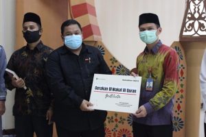 Nuzulul Quran, DD Waspada Bersama BI Salurkan 81 Wakaf Al Quran Ke Daerah Pelosok