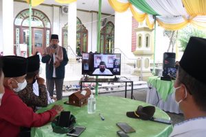 Wali Kota Safari Ramadan Virtual ke Masjid Nur Hasanah Medan Baru