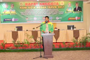 Buka Rapat Anggota KONI Medan, Wali Kota Ingin Jadikan Medan Kota Atlet