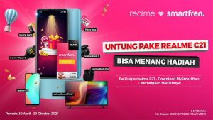 Pakai Smartfren di Realme C21 Dapat Lebih Banyak Hadiah, Dari Bonus Kuota 384 GB Hingga Smart TV