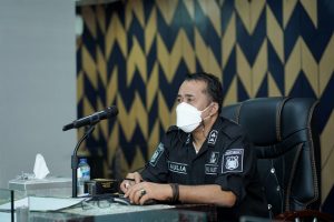 Wakil Wali Kota Hadiri Rakor Terkait Kesiapan Online Single Submission Secara virtual