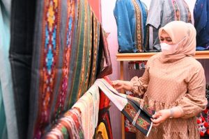 Nawal Ajak Dekranasda Kabupaten/Kota Gunakan Kain Tenun Daerah Sebagai Baju Dinas
