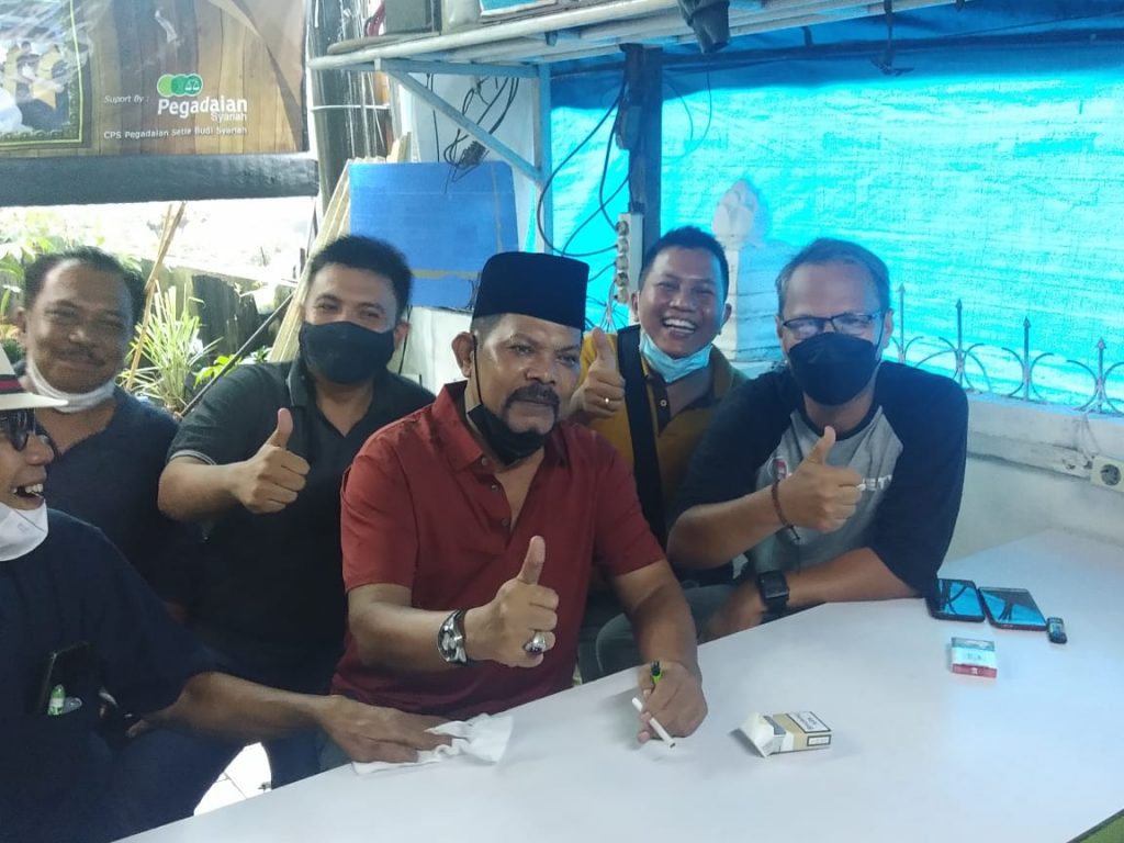 Usai Bebas, Rahudman Bersilaturahmi ke Warkop Jurnalis Medan