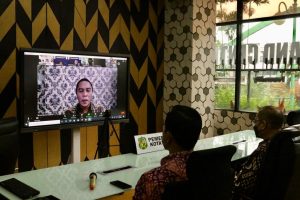 Tinjauan Lapangan Secara Daring, Tim Kementerian Kominfo Evaluasi Program Smart City Pemko Medan