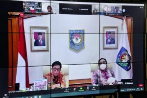 Digelar Virtual, Sekda Medan Ikuti Rakor Percepatan Penyerapan APBD TA 2021