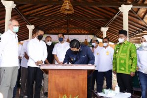 Menteri BUMN Resmikan Kebun Toga Socfindo di Serdang Bedagai