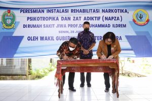 Resmikan Instalasi Rehabilitasi NAPZA, Wagubsu : Semoga Bisa Menurunkan Jumlah Pecandu