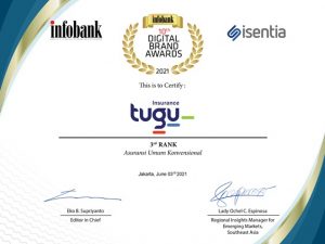 Tugu Insurance Sabet Penghargaan Infobank Digital Brand Award