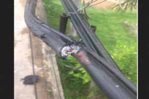 Polisi amankan pelaku pencurian kabel Telkom di Medan