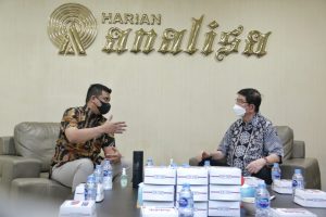 Berkunjung ke Kantor Harian Analisa, Wali Kota Paparkan Lima Program Prioritas