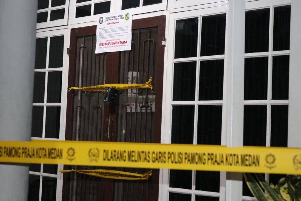 Langgar Prokes Dan Tak Terdaftar Pajak, Kafe di Jalan Karsa Medan Barat Disegel