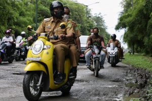 Kendarai Motor, Wali Kota Medan Tinjau Jalan Pasar Induk Lau Chi