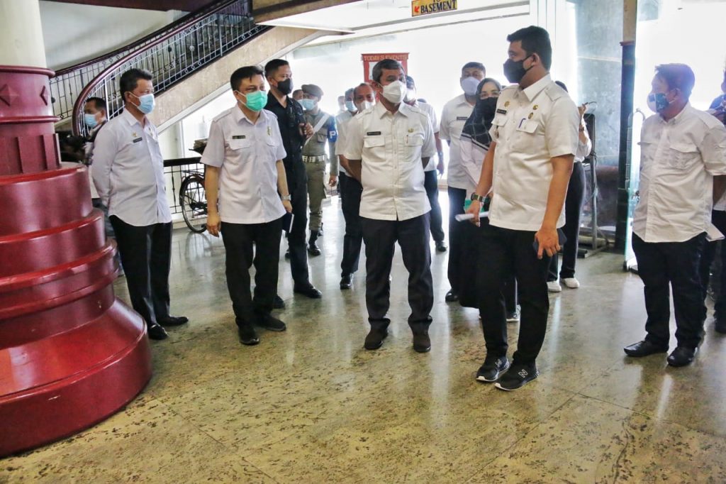 Akan Dijadikan Lokasi Isolasi Mandiri, Wali Kota Tinjau Bangunan Ex Hotel Soechi