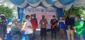 Sambut HUT RI, Pertamina bersama Polres Kota Sibolga Tanam 2076 Bibit Mangrove