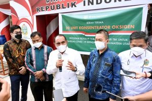 Pemprov Sumut Terima Bantuan 60 Konsentrator Oksigen