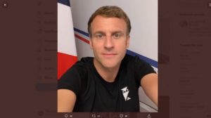 Gunakan Kaus Yang diduga Berlogo Pemuja Setan, Presiden Emmanuel Macron Picu Kontroversi