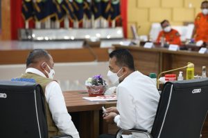 Wagub Musa Rajekshah Sampaikan Pelaksanaan PPKM di Sumut ke Kepala BNPB