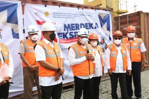 Wakil Wali Kota Medan Hadiri Pelepasan Merdeka Ekspor 2021 di Belawan