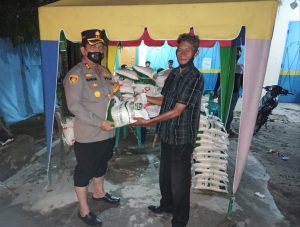 Polres Batubara Distribusikan Bantuan dari Kapolda Kepada Korban Banjir