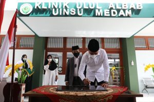 Resmikan Klinik Ulul Albab UINSU, Wagubsu : Semoa Bisa Bermanfaat