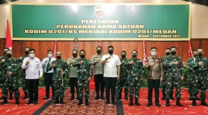 Hadiri Peresmian Nama Satuan Kodim 0201/Medan, Bobby : Semoga Sinergitas dan Kolaborasi Dapat Terus Ditingkatkan