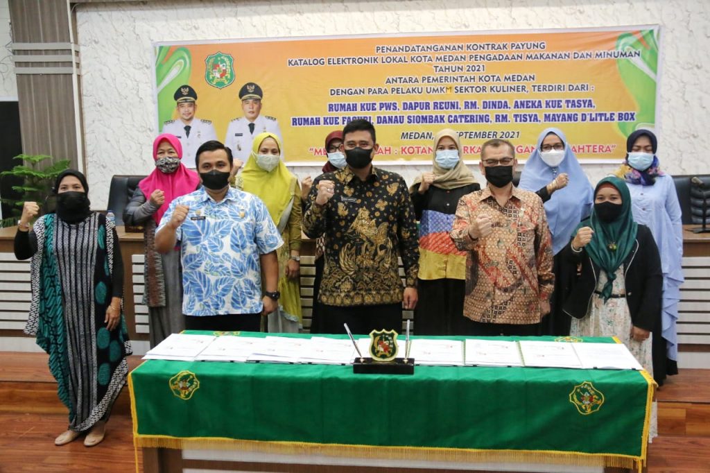 Pemko Medan Jalin Kerjasama Pengadaan Makan dan Minum Dengan Pelaku UMKM