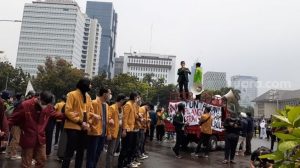 Demo BEM SI, Teriakan Jokowi Mundur Menggema