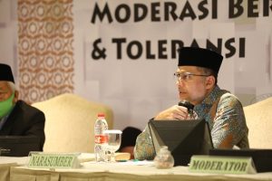 Isi Materi di Seminar Nasional, Musa Rajekshah : Pentingnya Moderasi Beragama