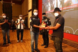 Wagubsu Musa Rajekshah Sambut Rombongan Indonesia Rally 2021 HDCI