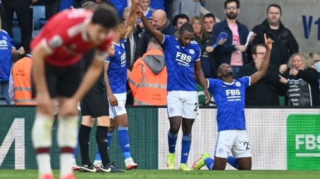 Liga Inggris, Leicester City Permalukan Manchester United 4-2