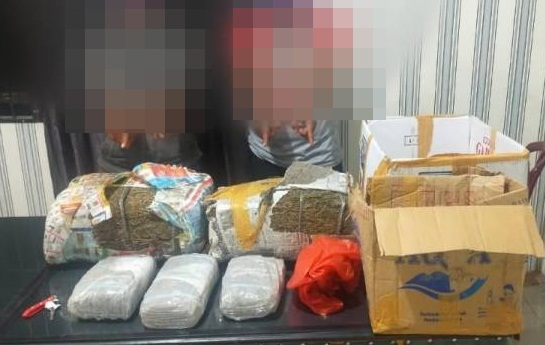 Gagalkan Peredaran Narkoba, Polres Tanah Karo Ciduk 4 Pengedar Dan Sita 12 Kg Ganja