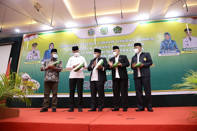 Buka Ajang Pemilihan Bintang Seniman Islami Sumut, Wagubsu : Lestarikan Seni Budaya Islam